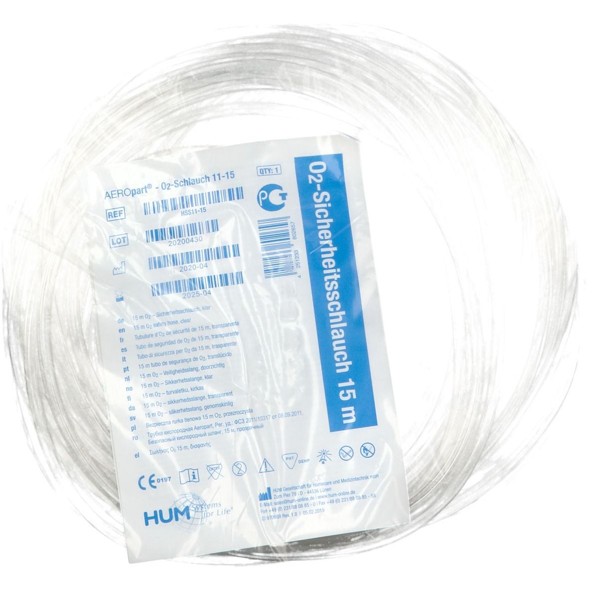 AEROpart O2-Tuyau 11-15 1 pc(s) Tube