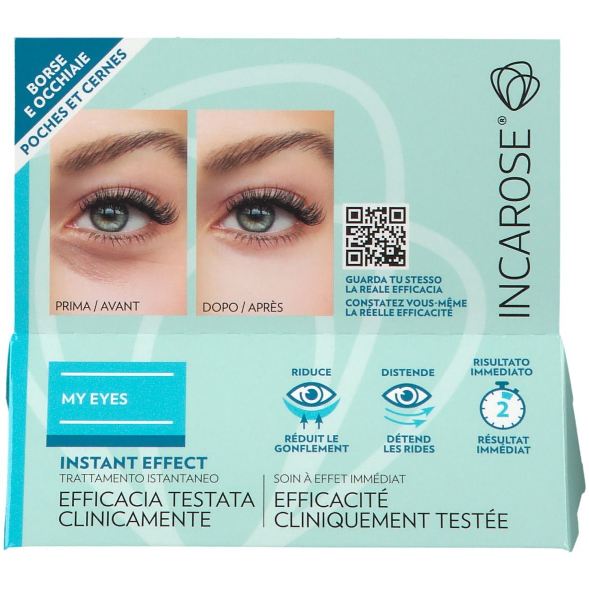 Incarose My Eyes Instant Effect Poches Et Cernes Solution(S) 8 Ml