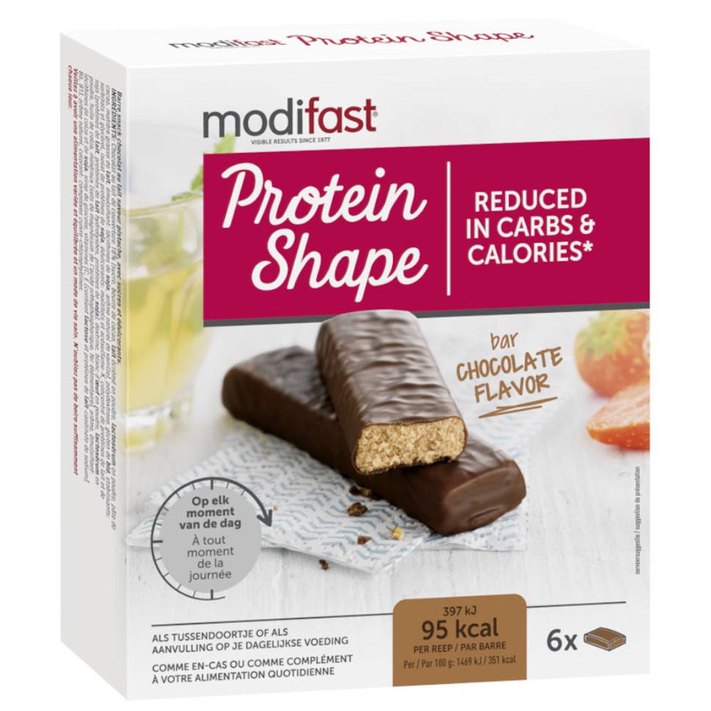 Modifast Protein Shape Barres Chocolatées 6x27 g Barre