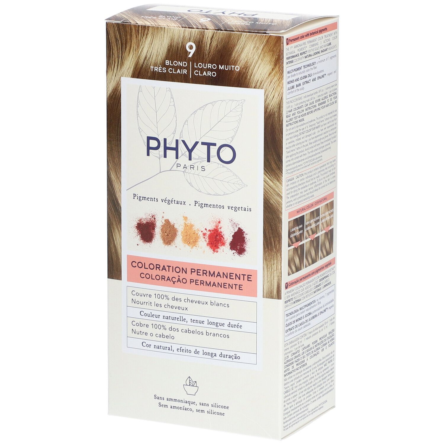 PHYTO PHYTOCOLOR 9 Blond très clair 1 pc(s) Crème