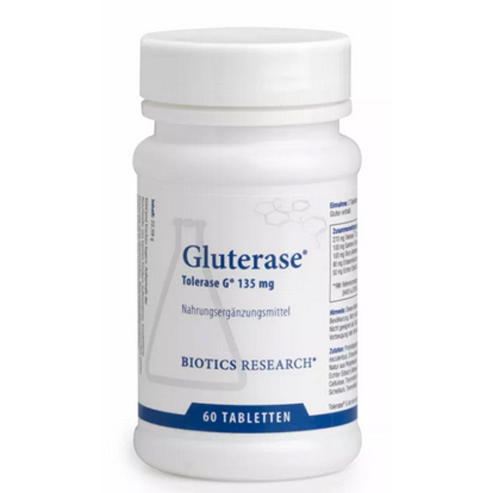 Biotics Research® Gluterase® Comprimé(S) 60 Pc(S) Enfants