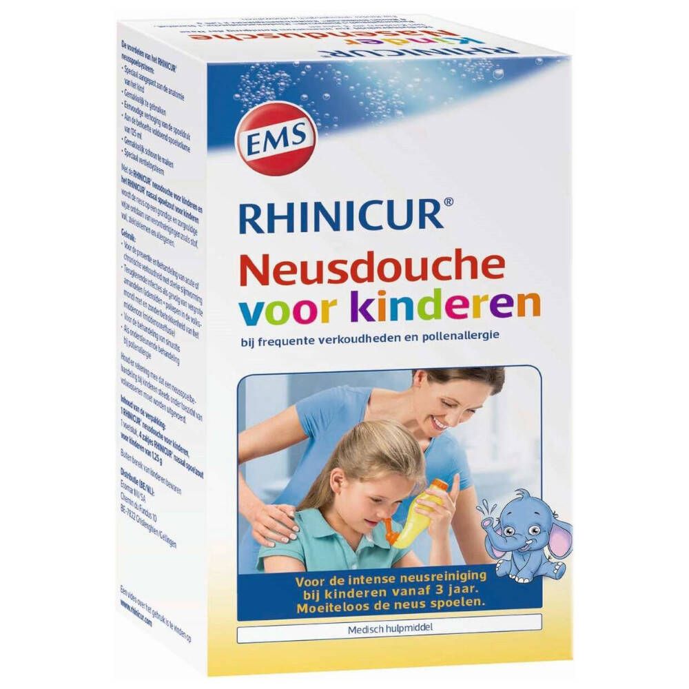 RHINICUR Douche nasale pour enfants 4 pc(s) Douche Nasale