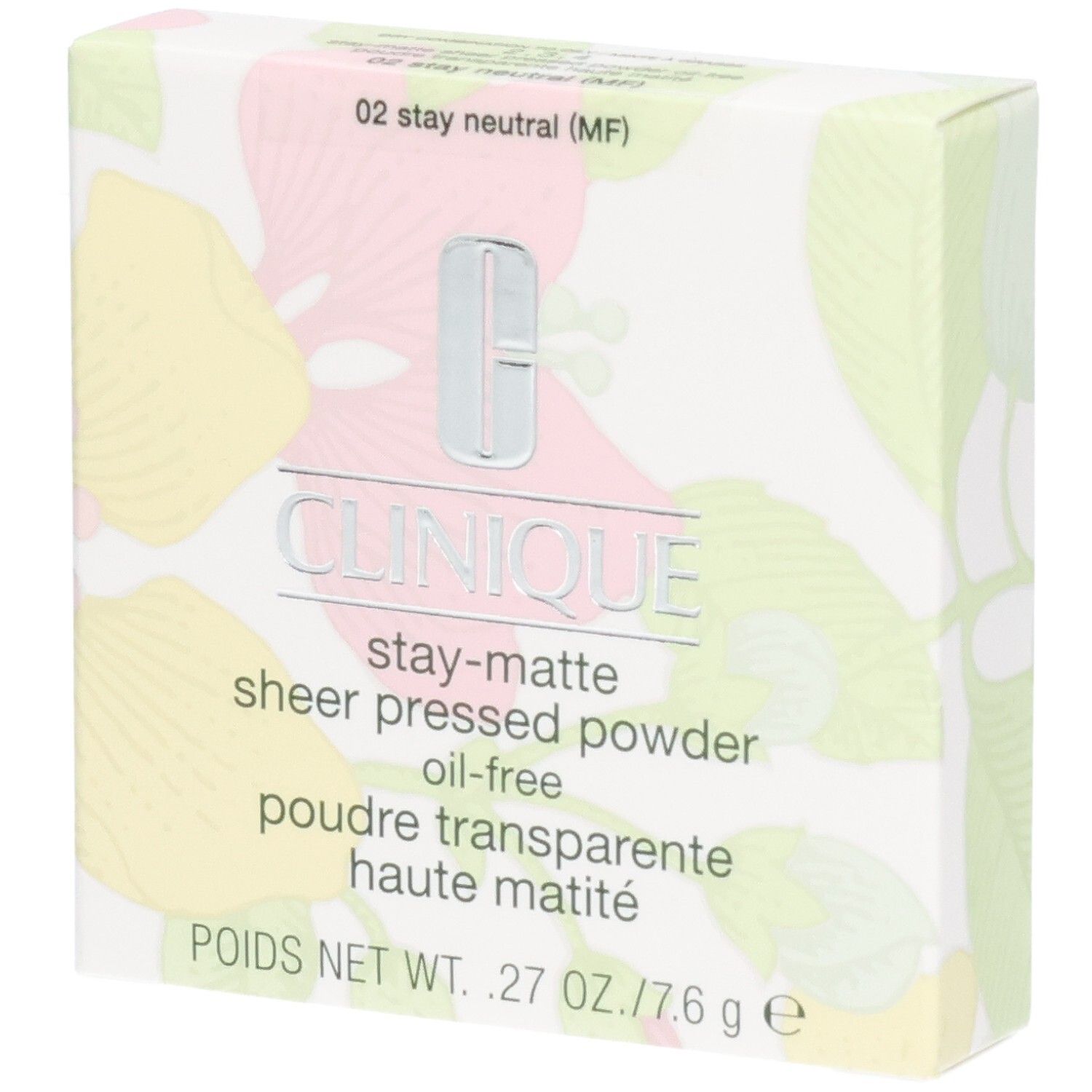 Clinique Stay-Matte Poudre Transparante Haute Matité Sans Huile 02 Stay Neutral 7,6 g