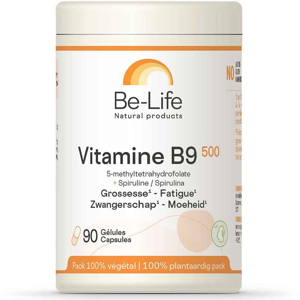 Be-Life Vitamine B9 500 Capsule(S) 90 Pc(S)