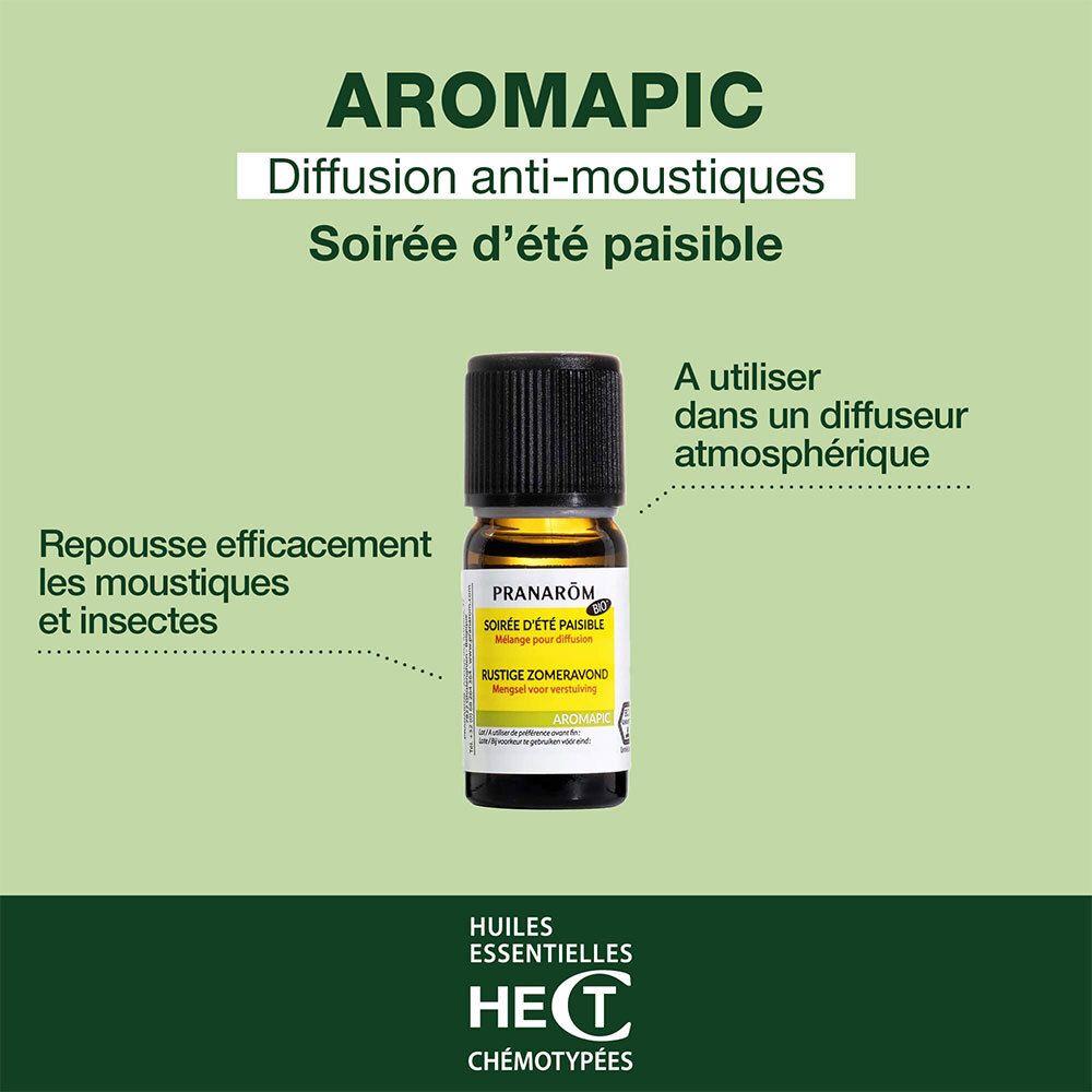 Pranarôm Mélange pour Diffuseur Soirée d'Eté Paisible Huile 10 ml