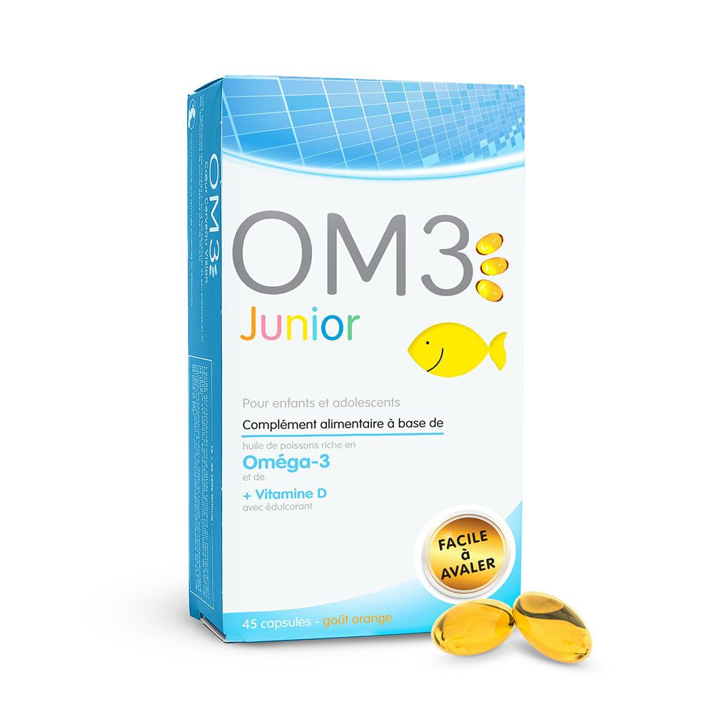 Om3 Junior Capsule(S) 45 Pc(S) Enfants
