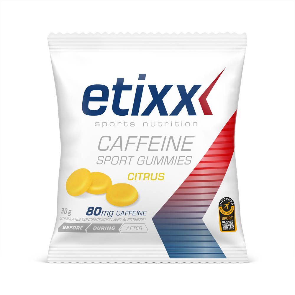 Etixx Caffeine Sport Gummies Citrus Bonbon(S) 12x30 g