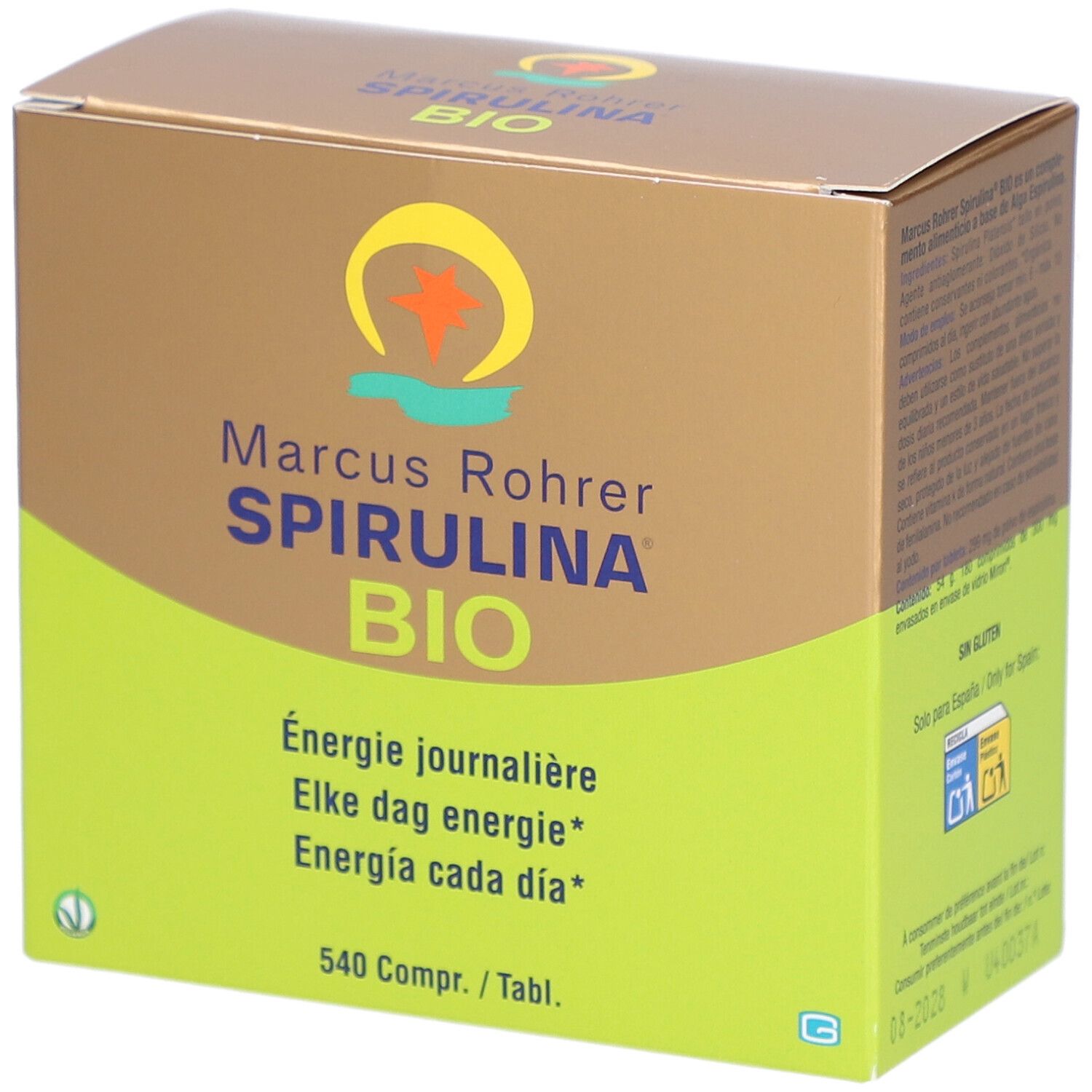 Marcus Rohrer Bio Spiruline Recharge Comprimé(S) 3X180 Pc(S) Enfants