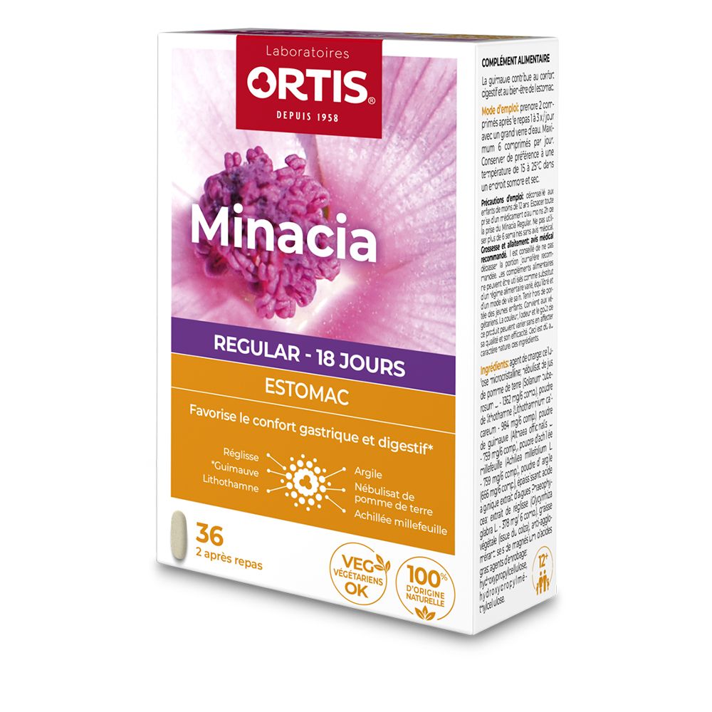 Ortis Minacia Regular 36 Comprimés - Image 3