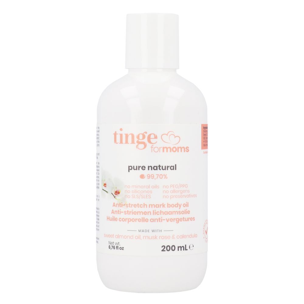 Tinge Huile Corporelle Anti-Vergetures 200 ml Huile