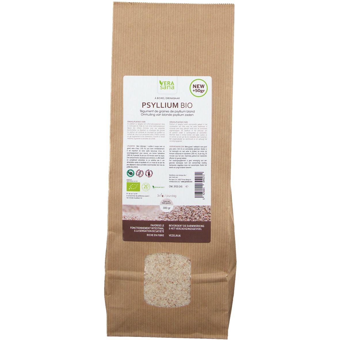 VERA sana Psyllium Bio 300 g Graines