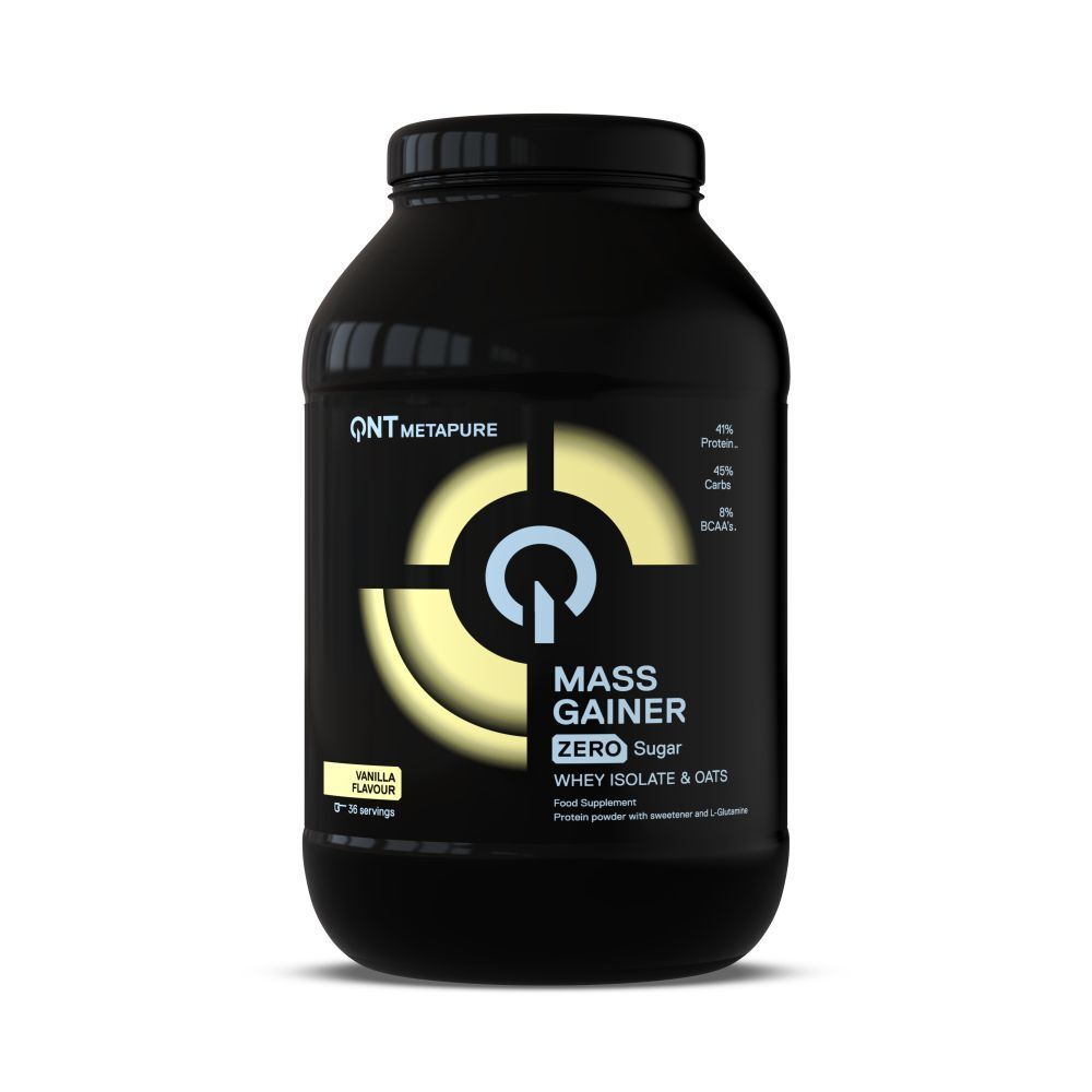 Qnt Unisex Noir Protéine Vanille Metapure Mass - Image 2