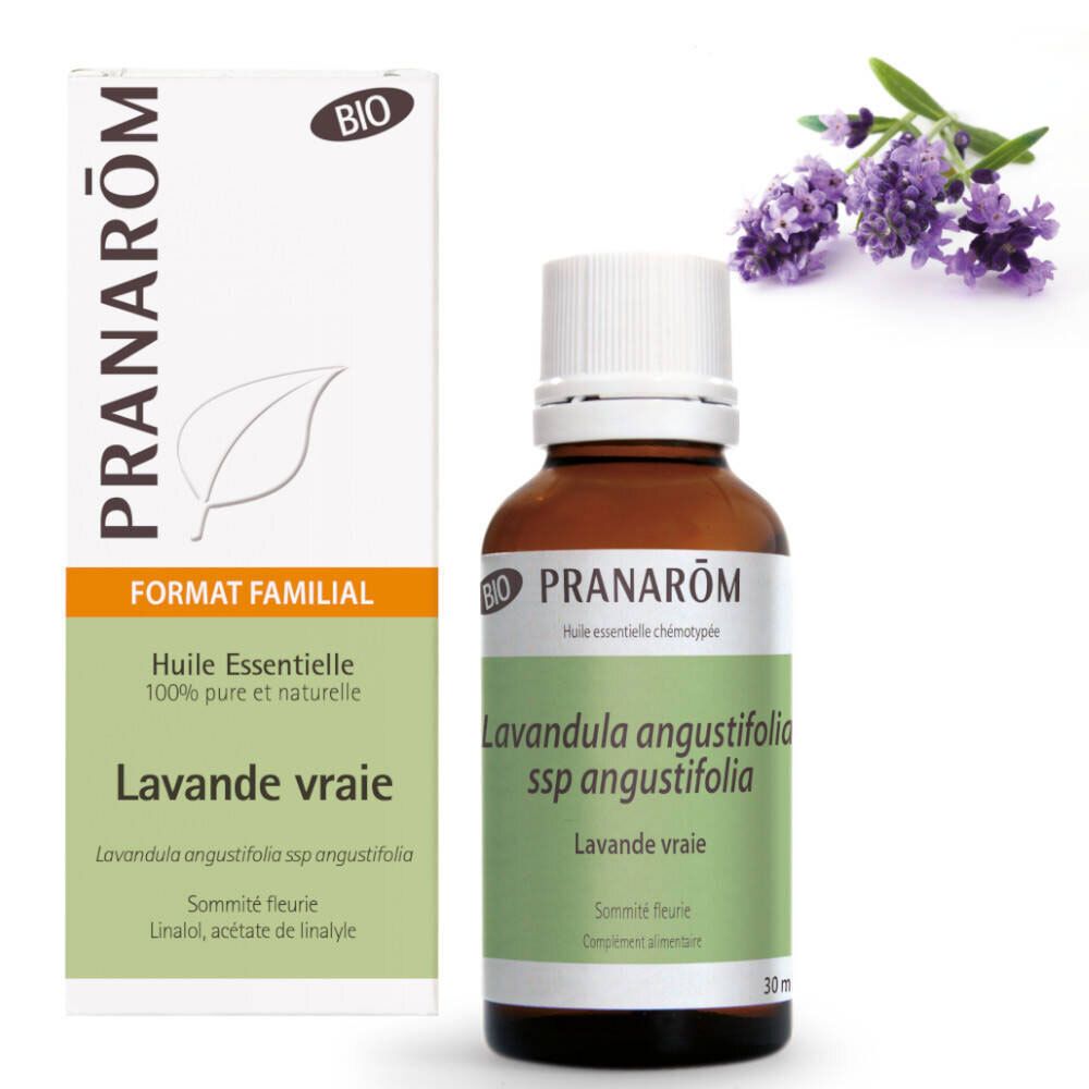 Pranarôm Huile Essentielle Lavande Vraie Bio 30 ml Huile