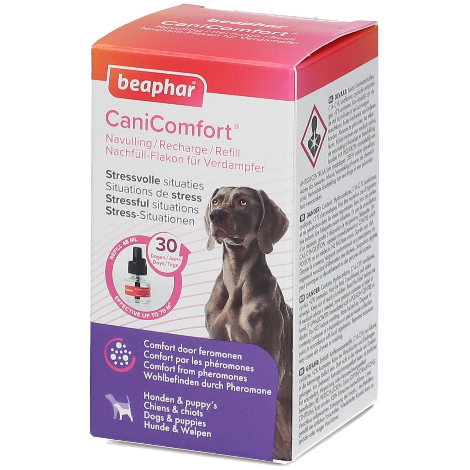 BEAPHAR® CaniComfort®, Spray apaisant en recharge pour chiens Liquide 1 pc(s)