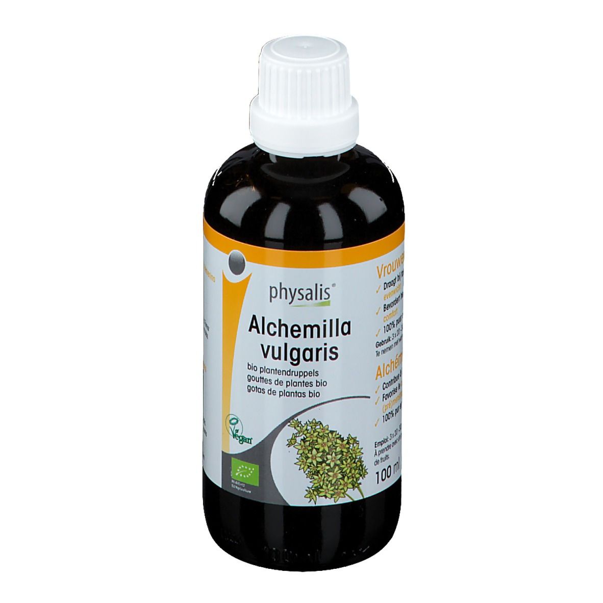Physalis Physalis® Alchemilla Vulgaris Gouttes De Plantes Bio Solution(S) 100 Ml