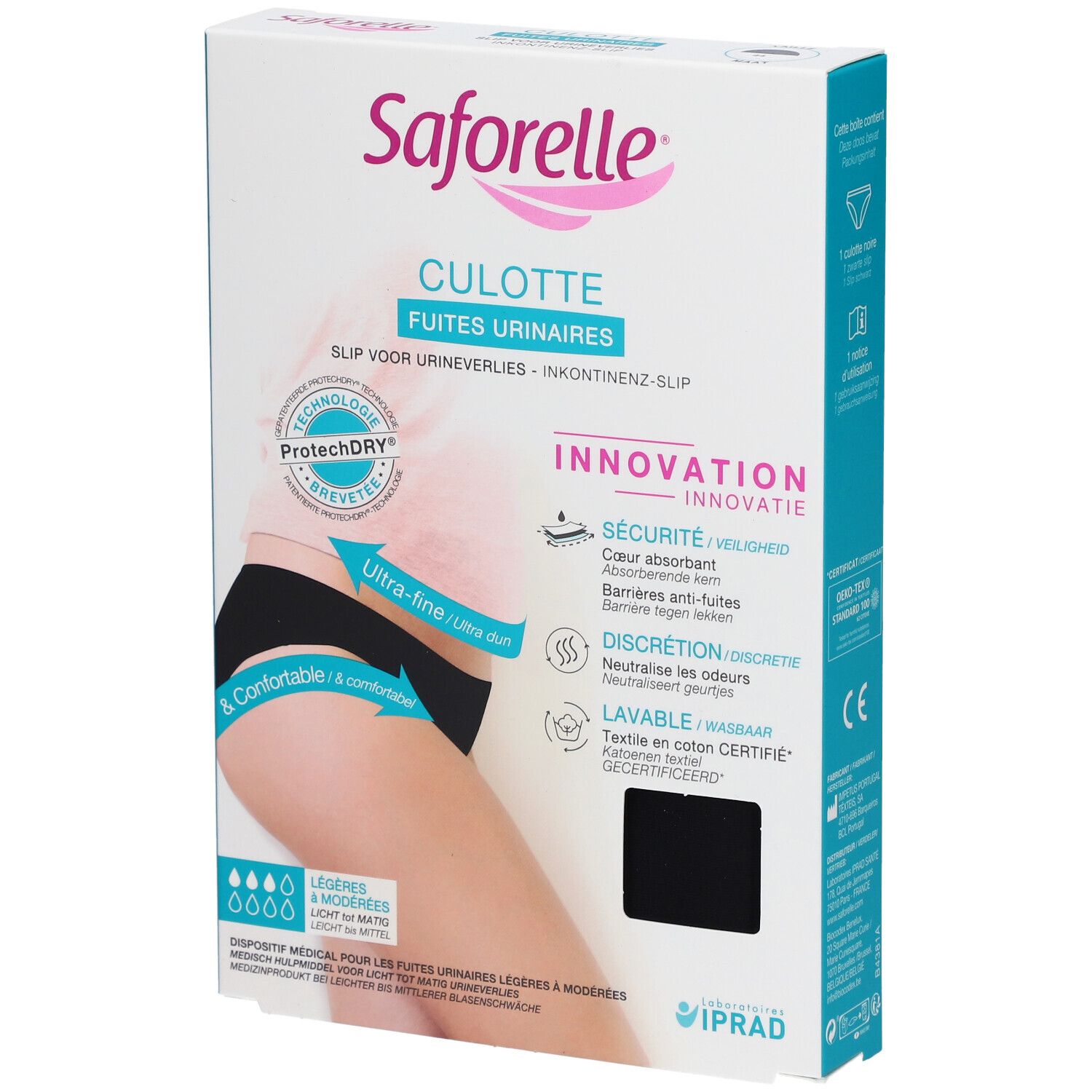 SAFORELLE Culotte Fuites Urinaires 1 pc(s) Culotte D'Incontinence