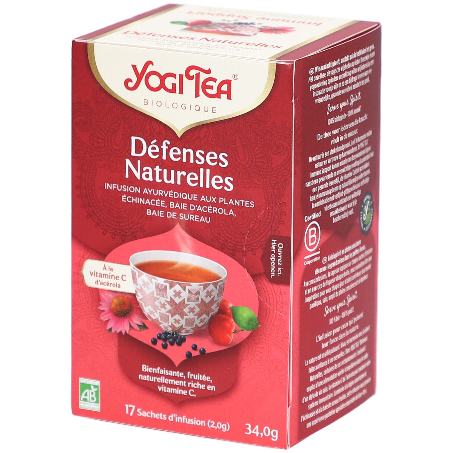 Yogi Tea Immune Support 17 pc(s) Thé Instantané