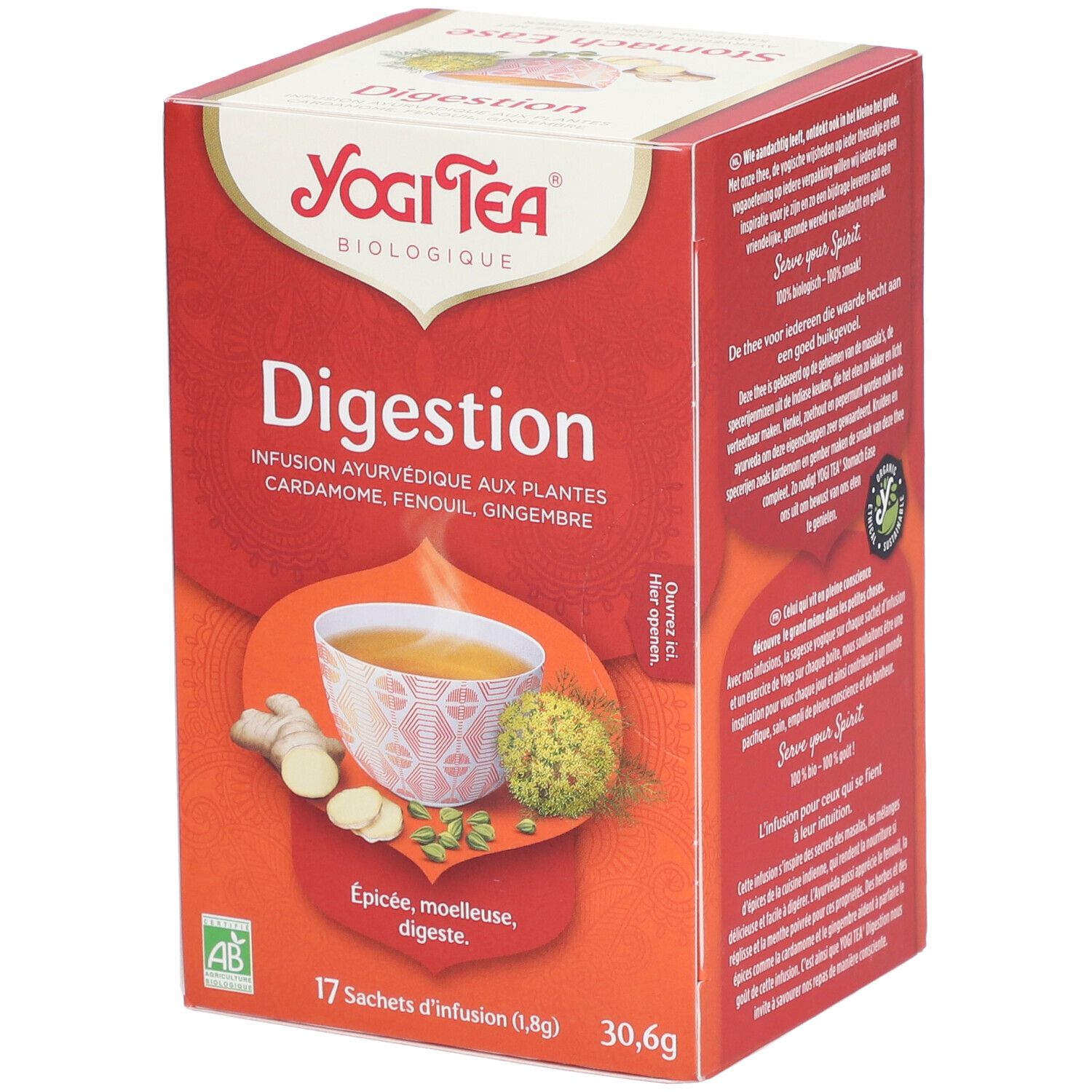 Yogi Tea® Stomach Ease Thé Instantané 17 pc(s)