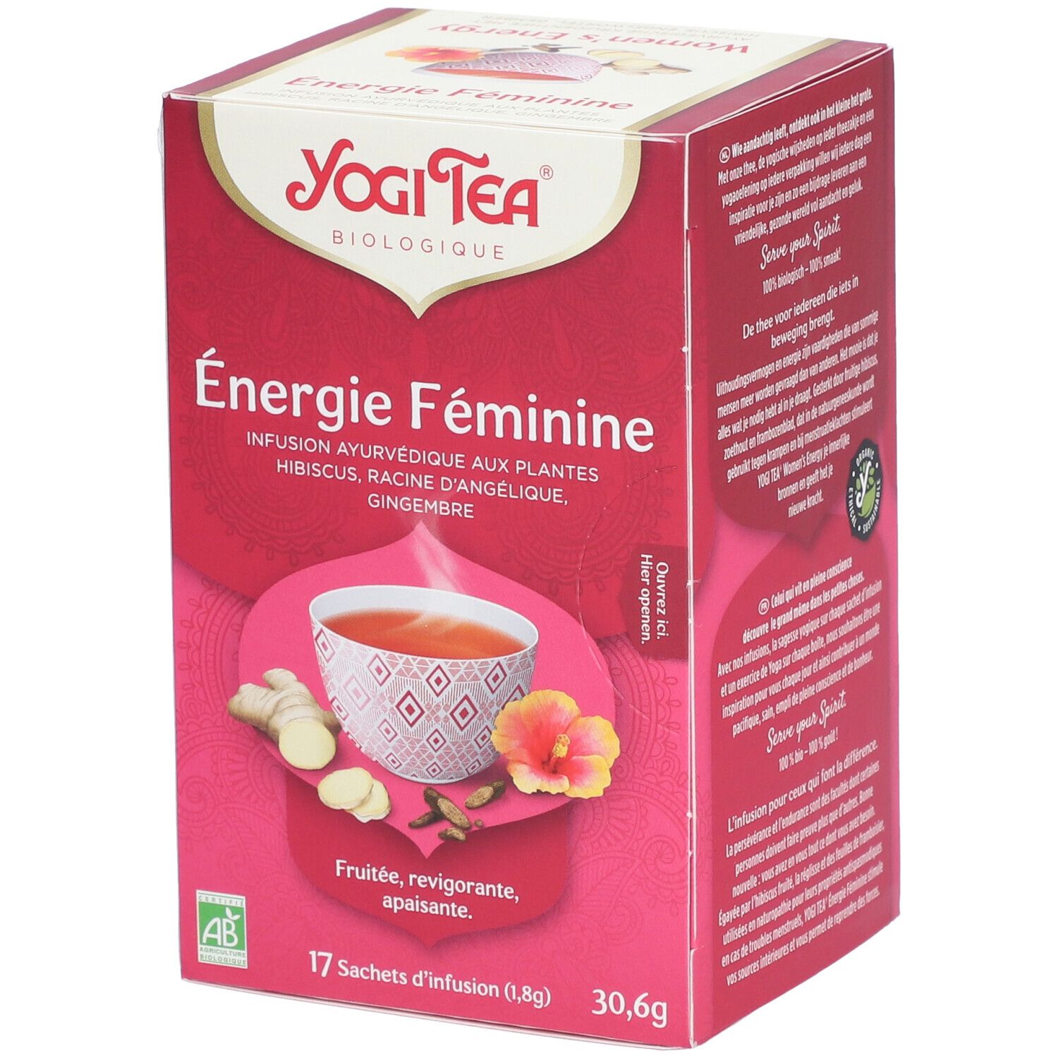 YOGI TEA Énergie Féminine 17 pc(s) Thé Instantané