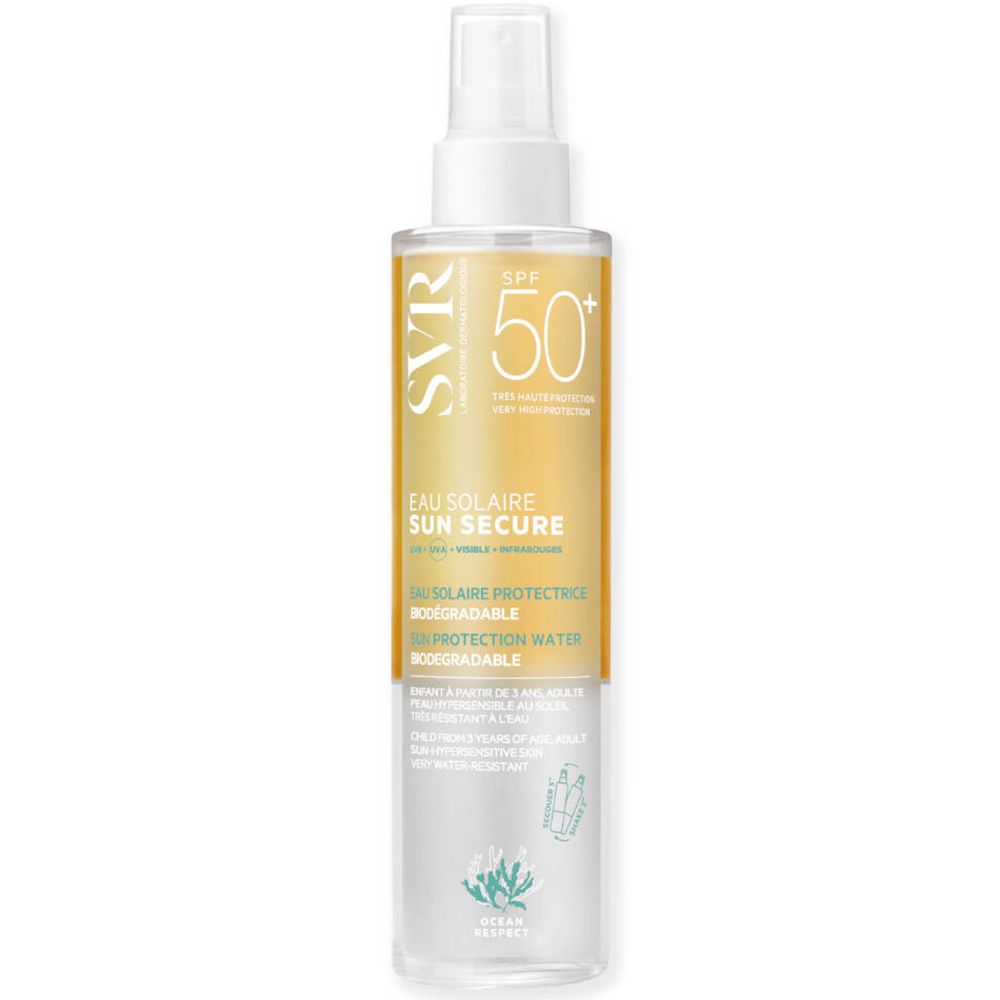 SVR SUN SECURE Eau Solaire SPF50+ 200 ml Eau Pour Le Visage