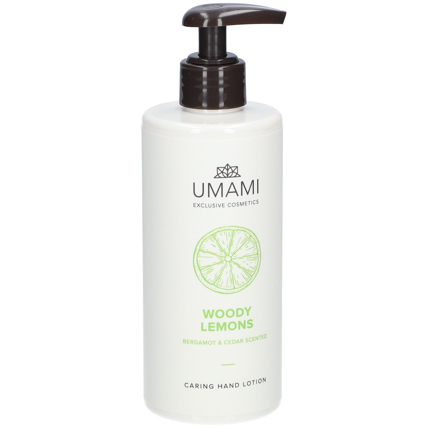 UMAMI Woody Lemons Lotion Mains Soin Bergamote & Cèdre 300 ml Lotion(S)