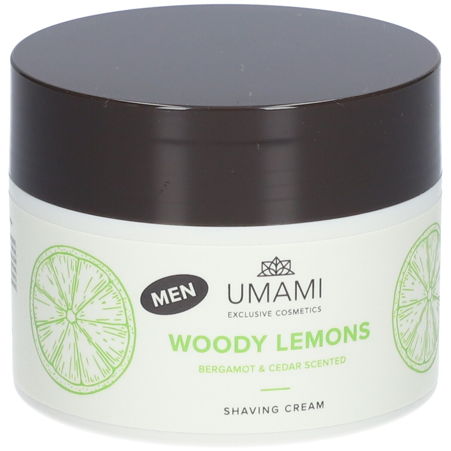 Umami Men Woody Lemons Shaving Cream Bergamote & Cèdre 250 ml Mousse À Raser