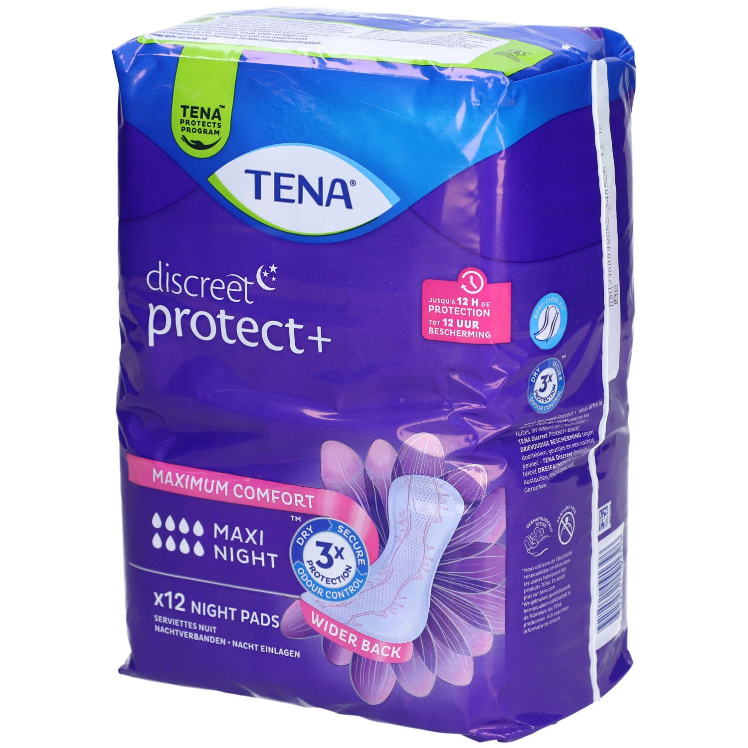 TENA Discreet Maxi Night 12 pc(s) Serviette hygienique