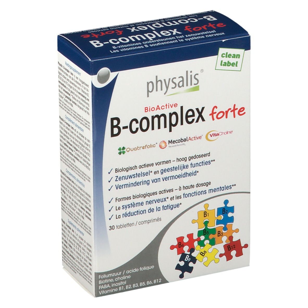 Physalis B-Complex Forte 30 pc(s) Comprimé(S)