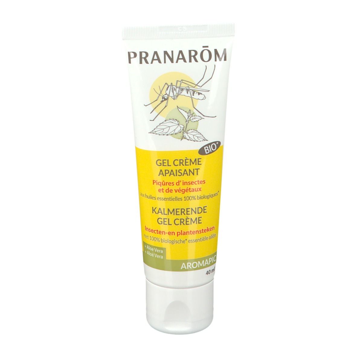PRANARÔM Aromapic Gel-Crème Apaisant - Piqûres d'insectes et de végétaux 40 ml Gel(S)