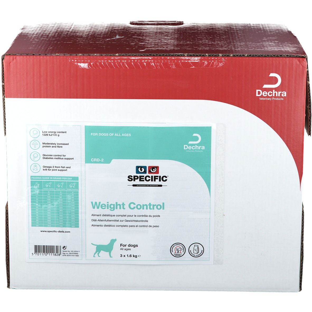 Specific CRD-2 Weight Control Pellet(S) 3x1,6 kg