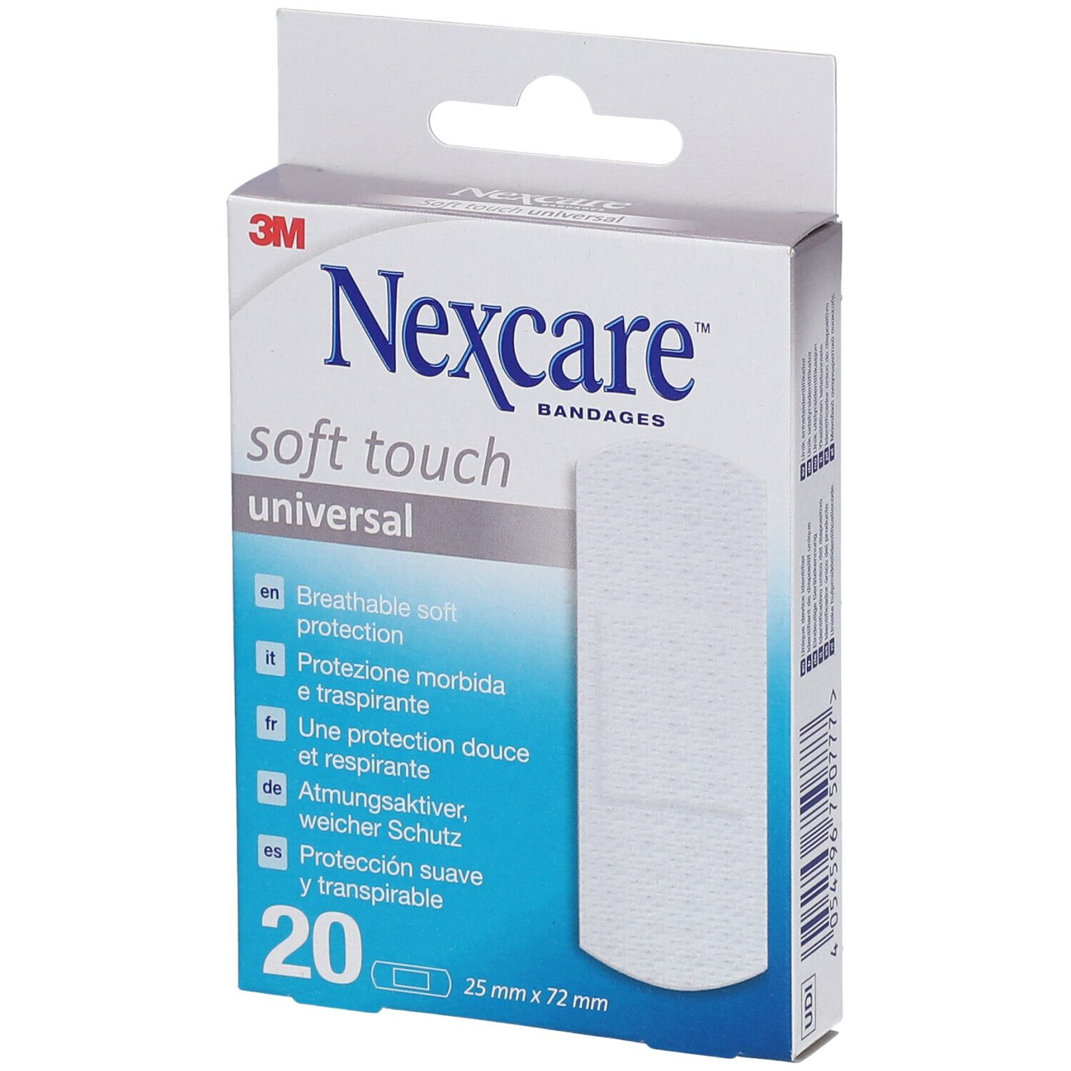 3M Nexcare Soft Touch Universal Pansements Pansement(S) 20 Pc(S)