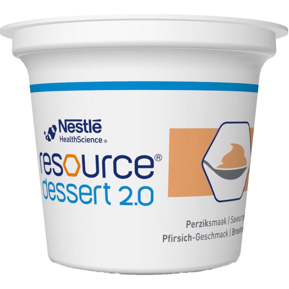 Nestlé Resource Dessert 2.0 Pêche 4x125 g Aliment