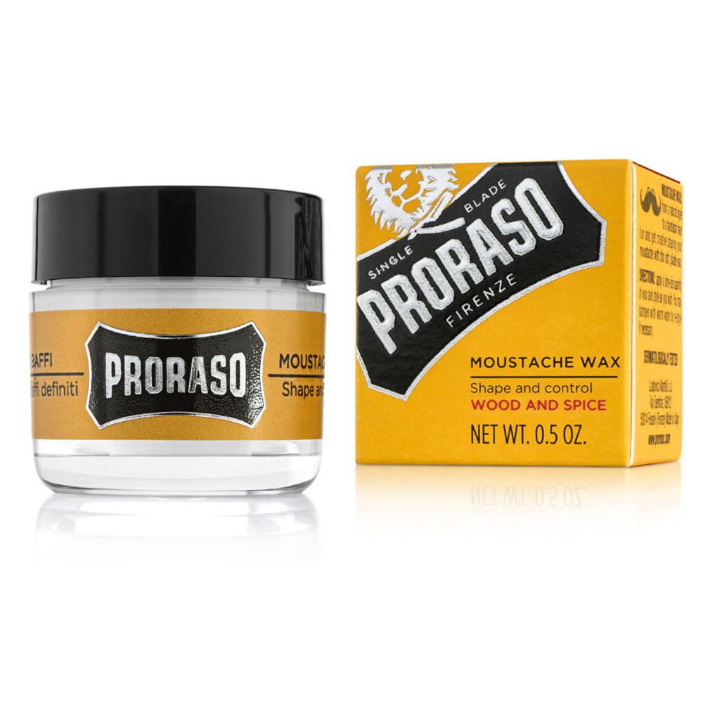 Proraso Wood & Spice Cire Moustache Pâte 15 ml