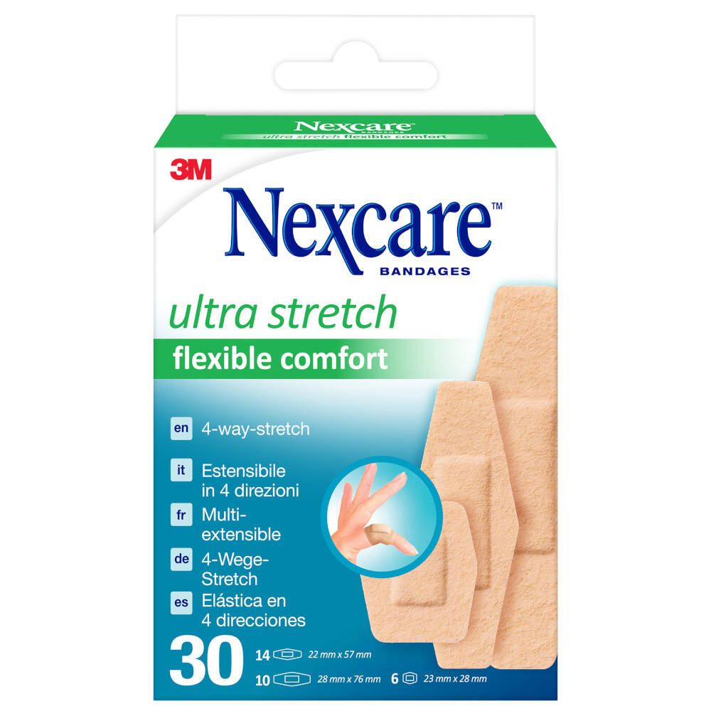 Nexcare Ultra Strech Comfort and Flex Plâtres Pansement(S) 30 pc(s)