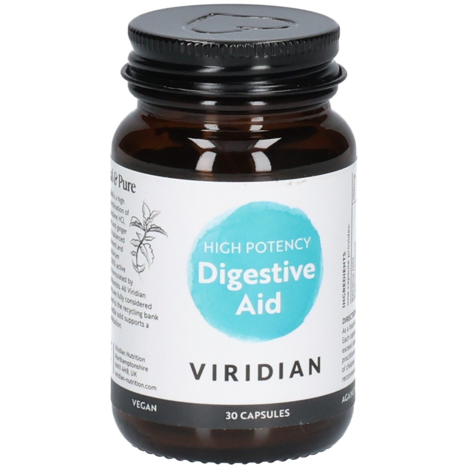 Viridian High Potency Digestive Aid Capsule(S) 30 Pc(S)