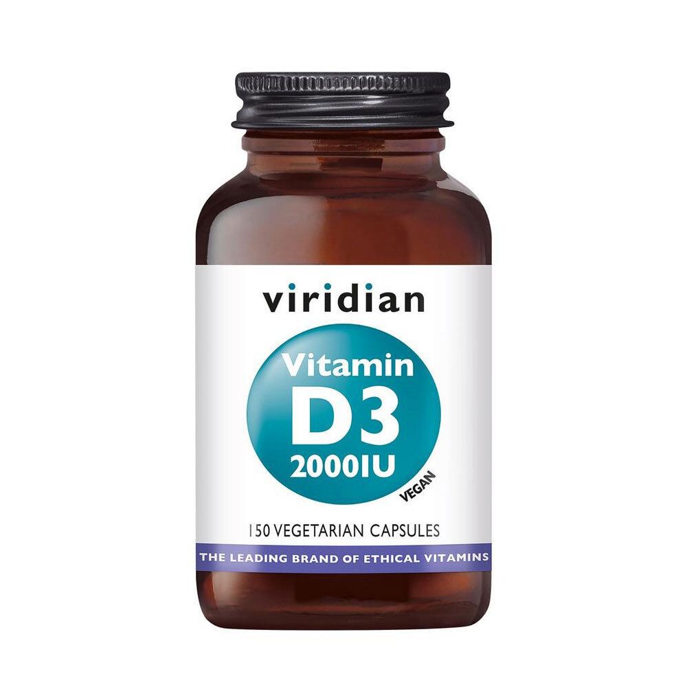 Viridian Vitamin D3 2000 Iu Capsule(S) 150 Pc(S) Enfants