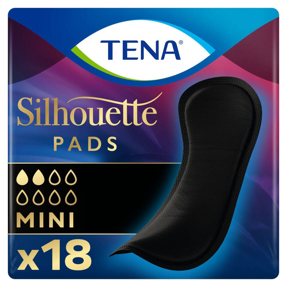 TENA Silhouette Pads Noir Serviette hygienique 18 pc(s)