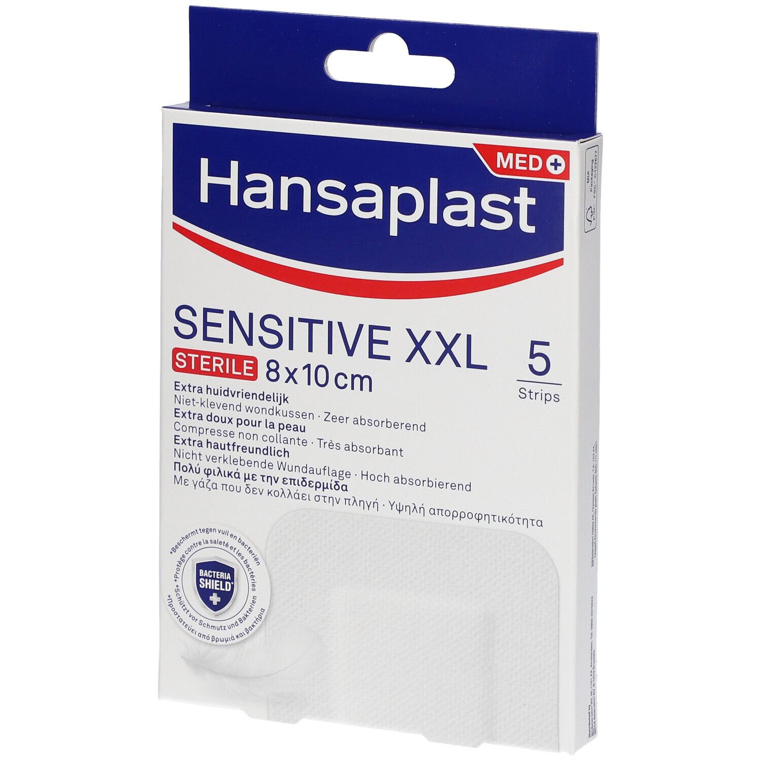 Hansaplast Sensitive Xxl Stérile 8 X 10 Cm Pansement(S) 5 Pc(S) - Image 1