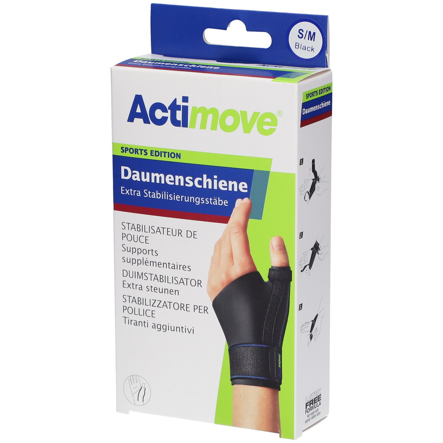 Actimove Stabilisateur de Pouce Sport Taille Small - Medium 1 pc(s) Bandage(S)