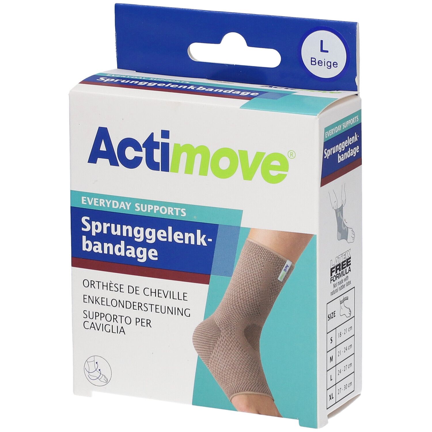 Actimove Support Quotidien Cheville Large 1 pc(s) Bandage(S)