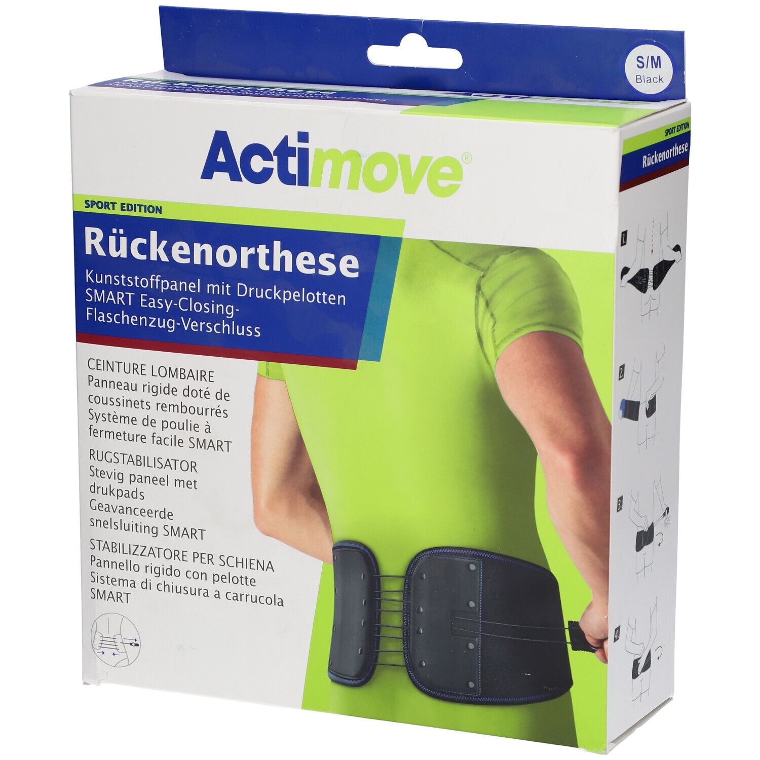 Actimove SPORTS EDITION Ceinture lombaire Small - Medium 1 pc(s) Bandage(S)