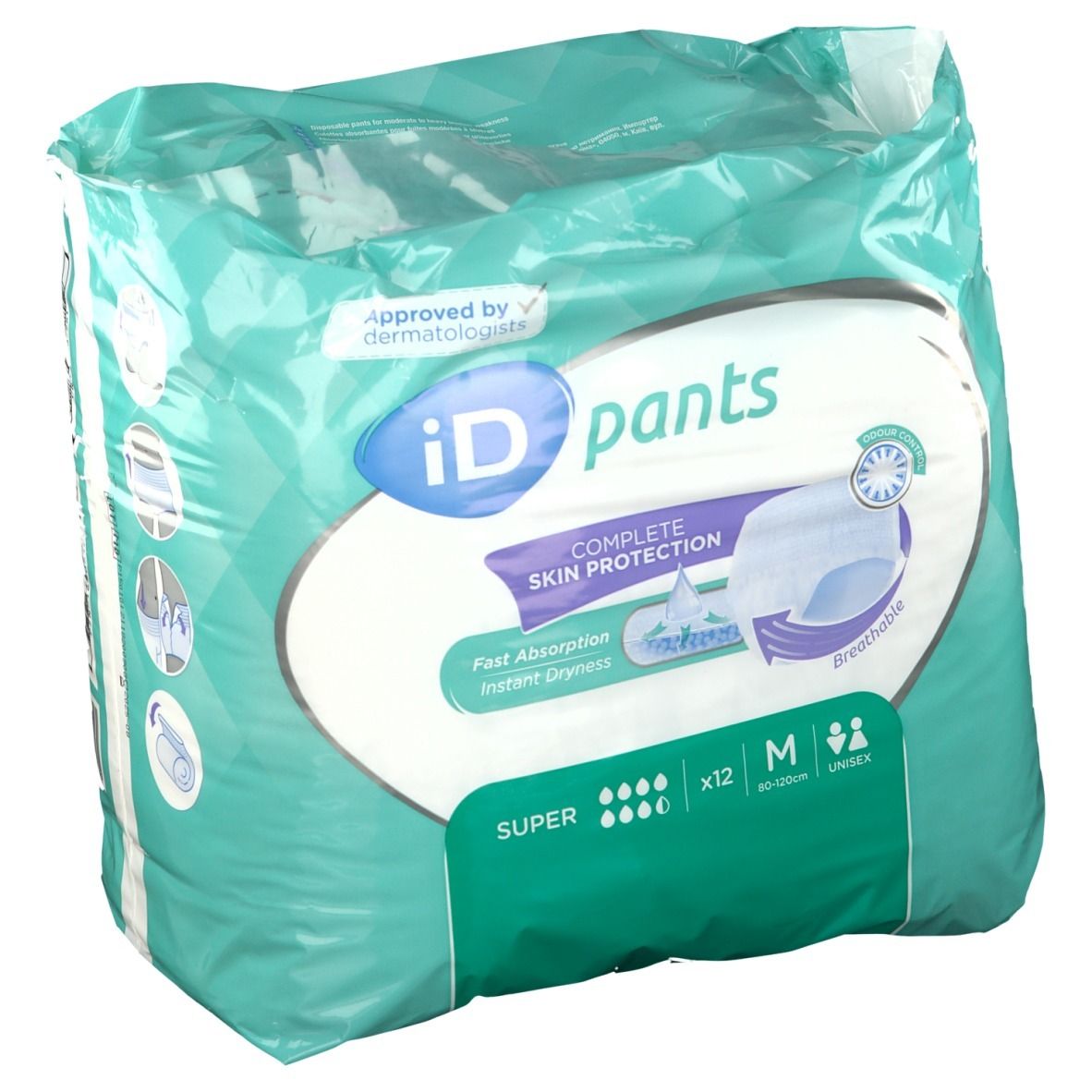 iD Pants Complete Skin Protection Super Medium Couches 12 pc(s)