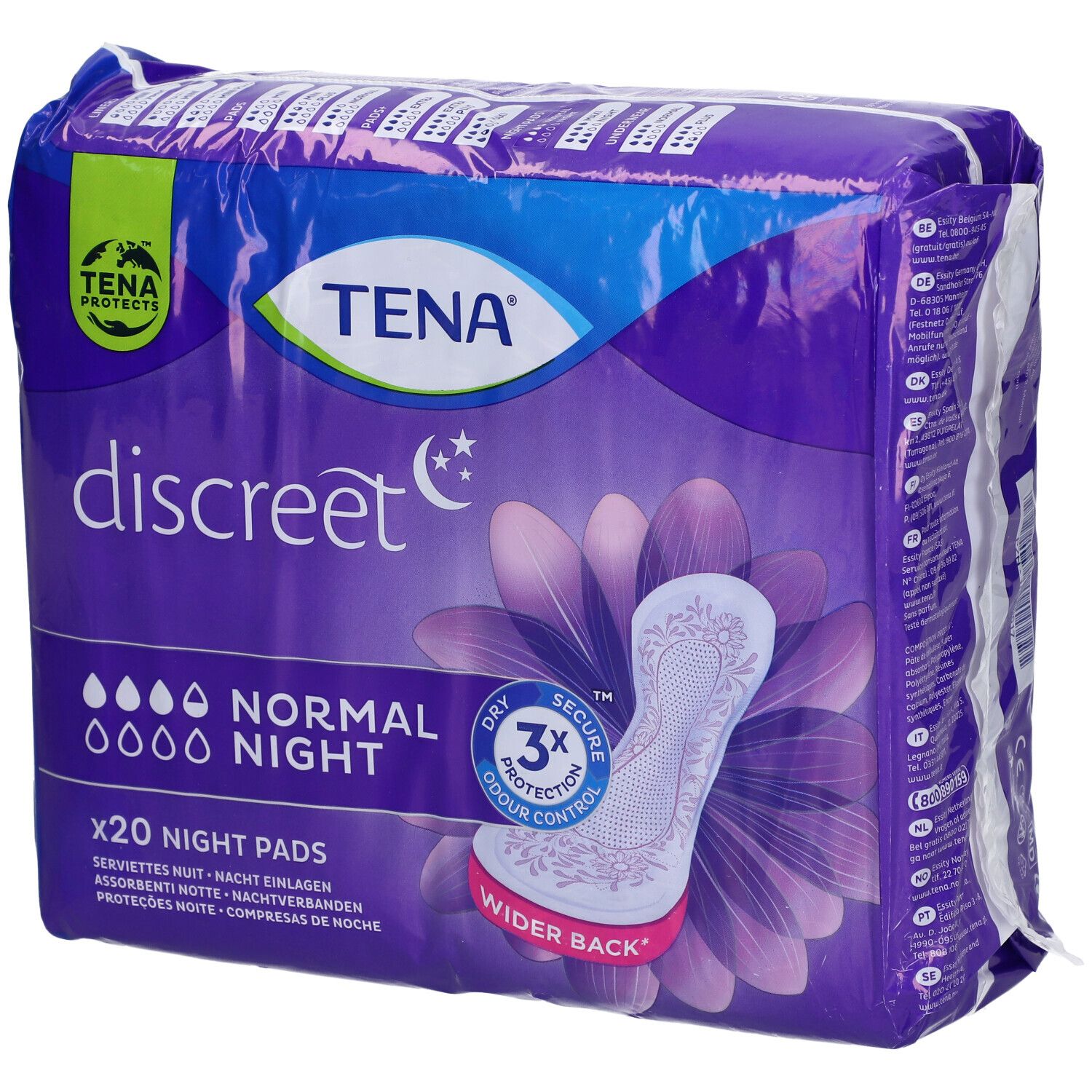 TENA Discreet Normal Night 20 pc(s) Serviette hygienique