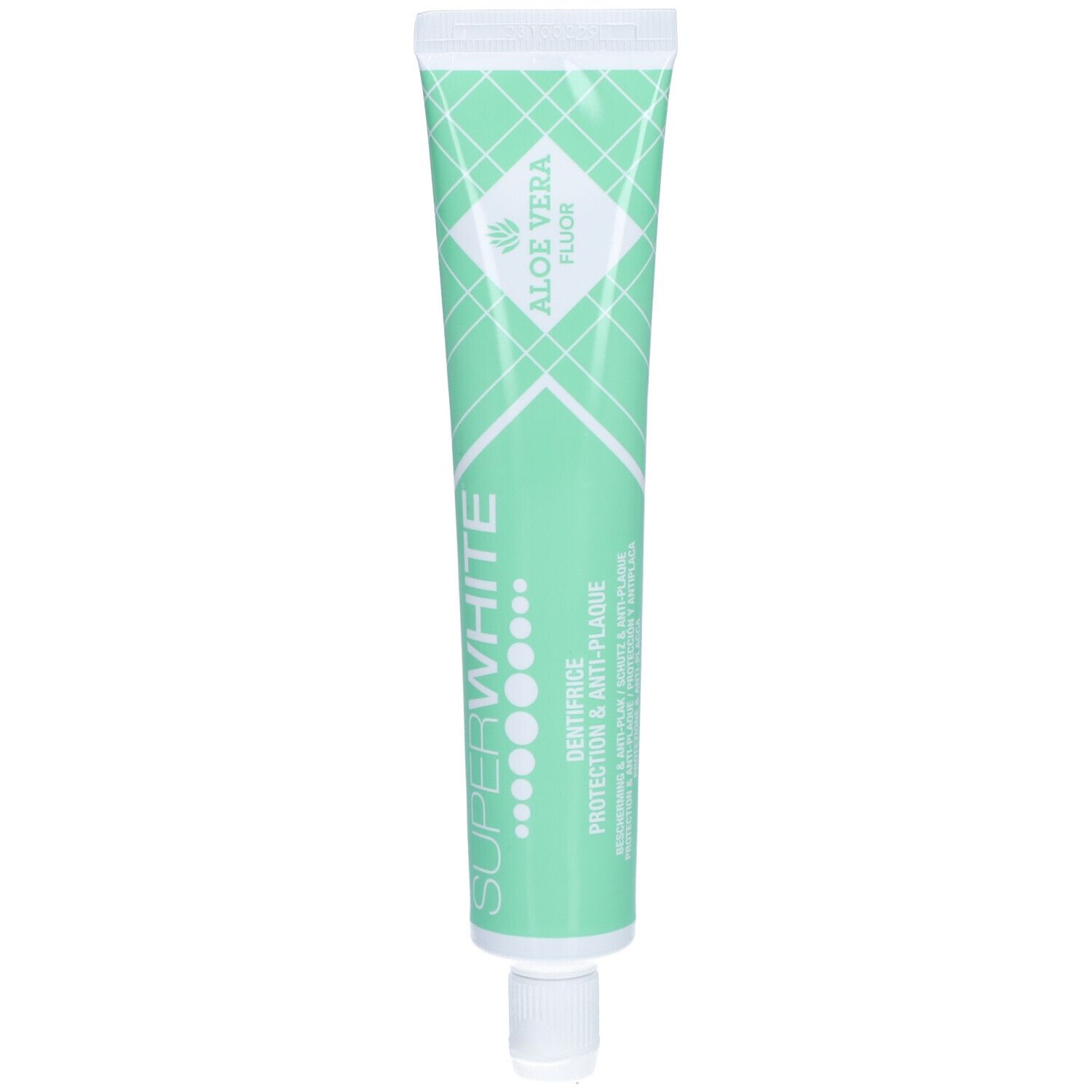 Superwhite Dentifrice Protection & Anti-Plaque Aloe Vera Dentifrice(S) 75 Ml - Image 1