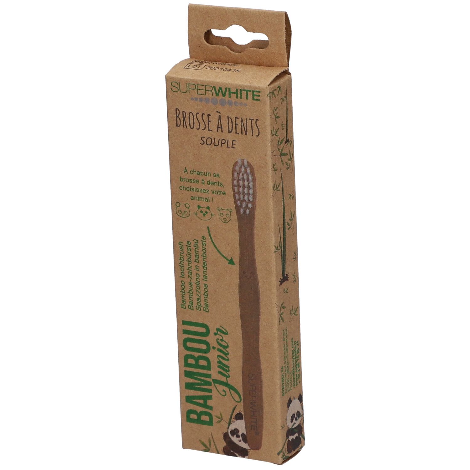Superwhite Superwhite® Brosse À Dents Bambou Junior Brosse(S) À 1 Pc(S)