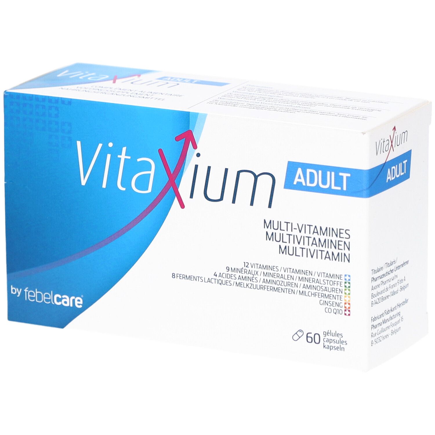 Vitaxium Adult Multi-vitamines 60 pc(s) Capsule(S)