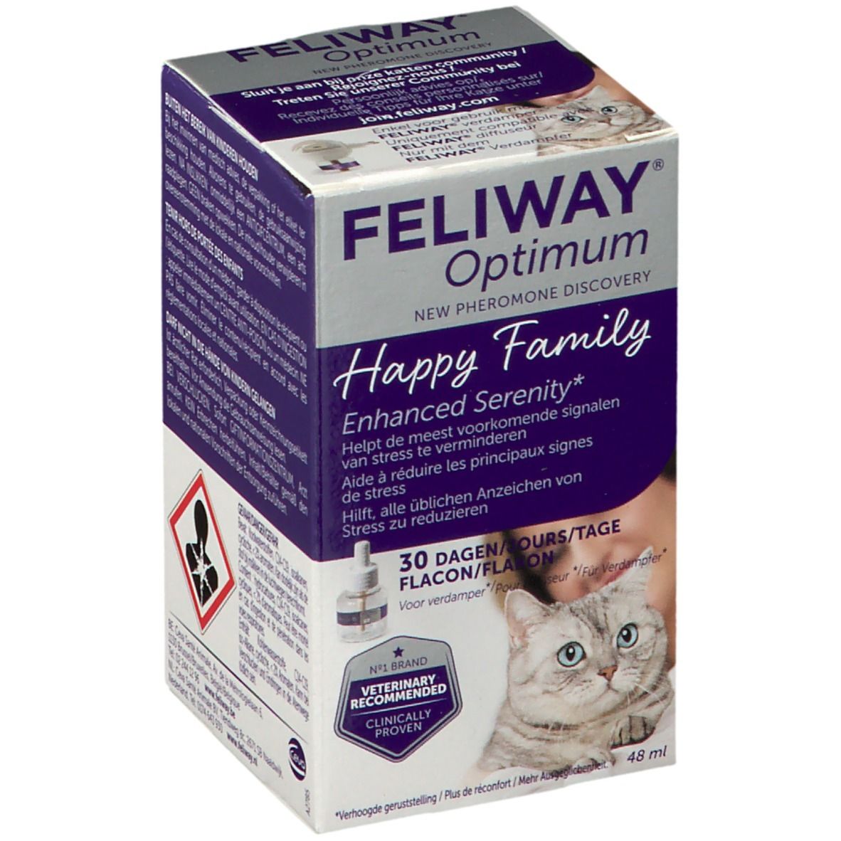 Feliway Feliway® Optimum Recharge 30 Jours Bouteilles 48 Ml