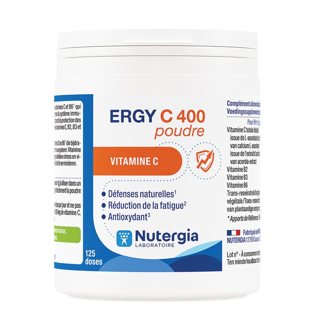 Laboratoire Nutergia Nutergia Ergy C 400 Poudre 125 G Enfants