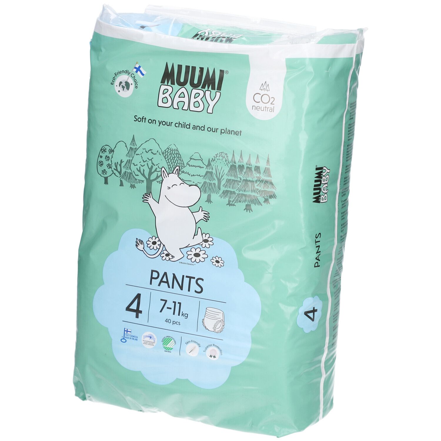 Muumi Baby Culottes Taille 4 (7-11 kg) 40 pc(s) Couches