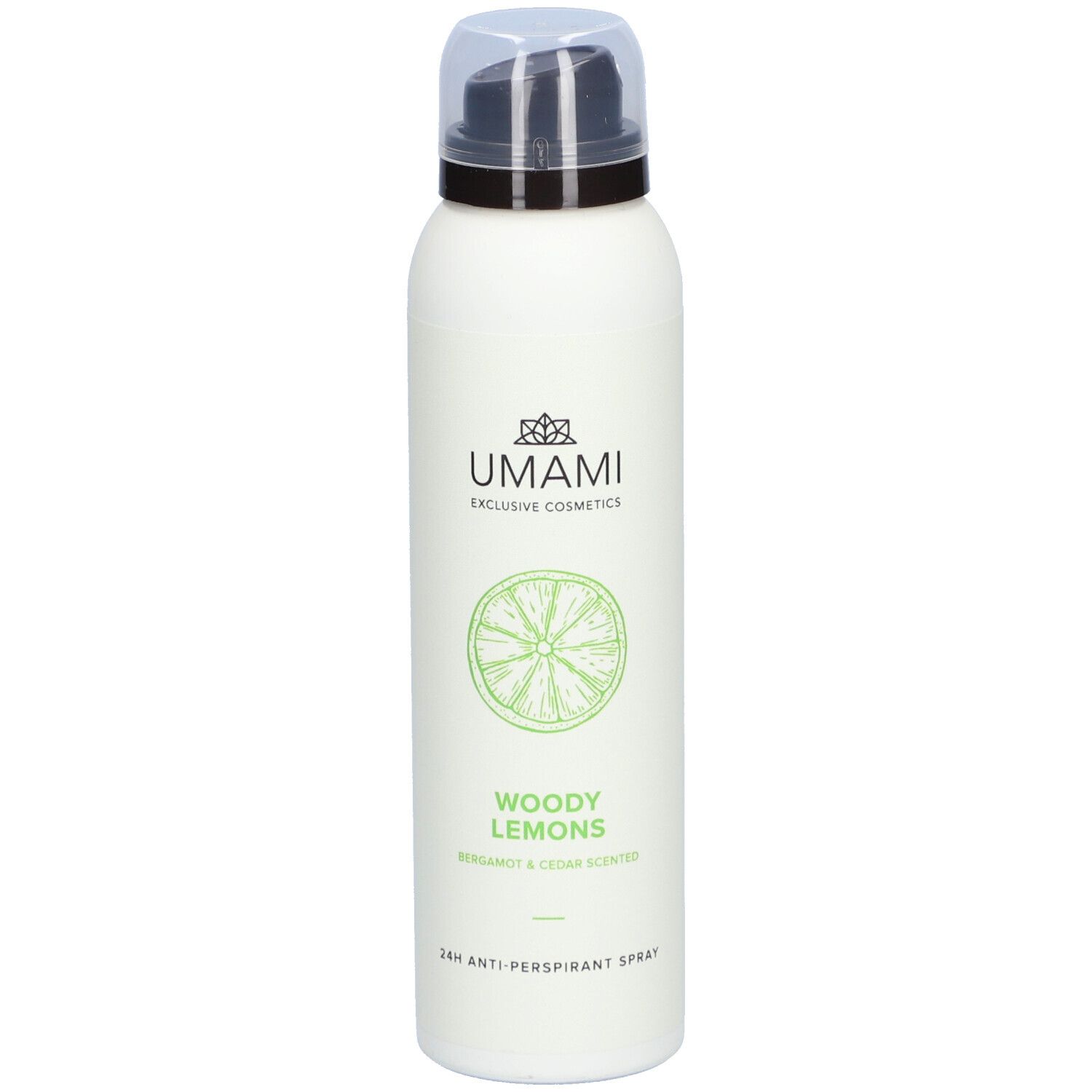Umami Men Woody Lemons 24h Anti-Perspirant Spray Bergamote & Cèdre 150 ml